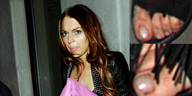 Wäscht Lindsay Lohan ihre Füße nicht?