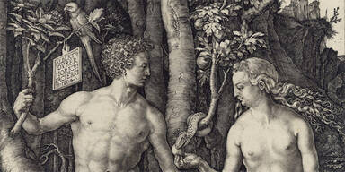 Dürer Kupferstich "Adam und Eva"