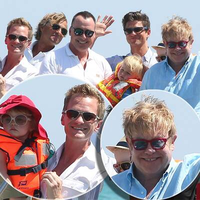Elton John & Familie: Urlaub mit Neil Patrick Harris