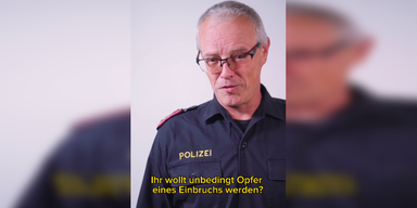 Polizei Wien gibt Tipps: So werden Sie Opfer eines Einbruchs