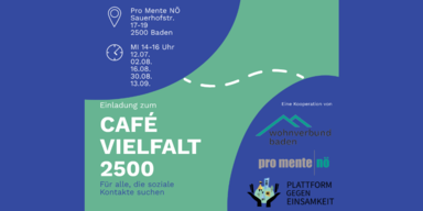 30. August und 13. September - Soziale Kontakte beim Begegnungscafe finden