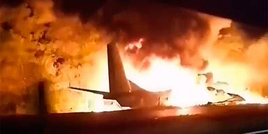Militärflugzeug in Ukraine abgestürzt: Mindestens 22 Tote
