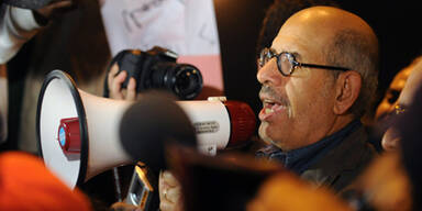 ElBaradei führt Demonstranten an