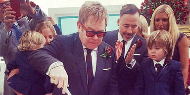 Elton Johns irre Twitter-Hochzeit