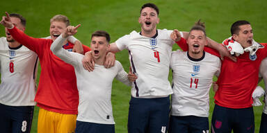 Englands Nationalteam jubelt