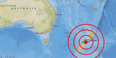 Schweres Erdbeben erschüttert Neuseeland
