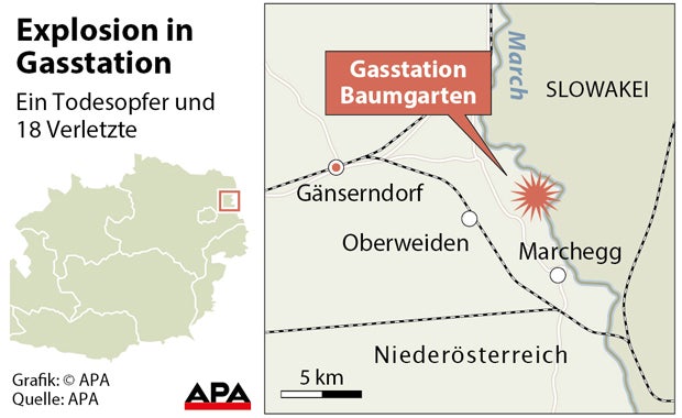 OMV-Explosion: Ein Toter, 21 Verletzte