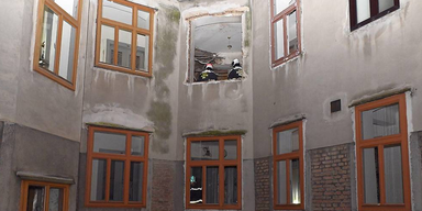 Explosion in Wohnhaus in Wien-Penzing