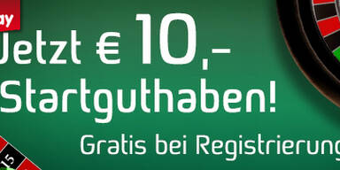 € 10,- gratis Spielguthaben für Sie!