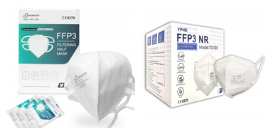 FFP3-Masken von YPHD und Aosanity