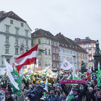 FPÖ-Kundgebung in Graz