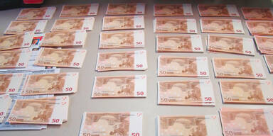 50.000 € Falschgeld in Auto versteckt