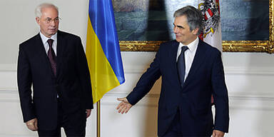 Faymann traf ukrainischen Premier