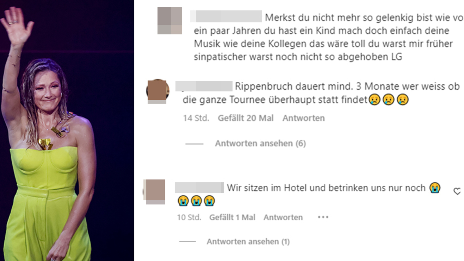 Helene Fischer Hat Sich Bei Konzertproben Verletzt, Muss Den Tourstart ...