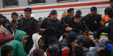 Flüchtlinge Polizei Kroatien
