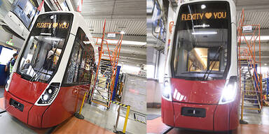 Wiens erste "Flexity"-Straßenbahn ist fertig