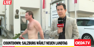 LIVE auf oe24.TV: Flitzer crasht Salzburgwahl