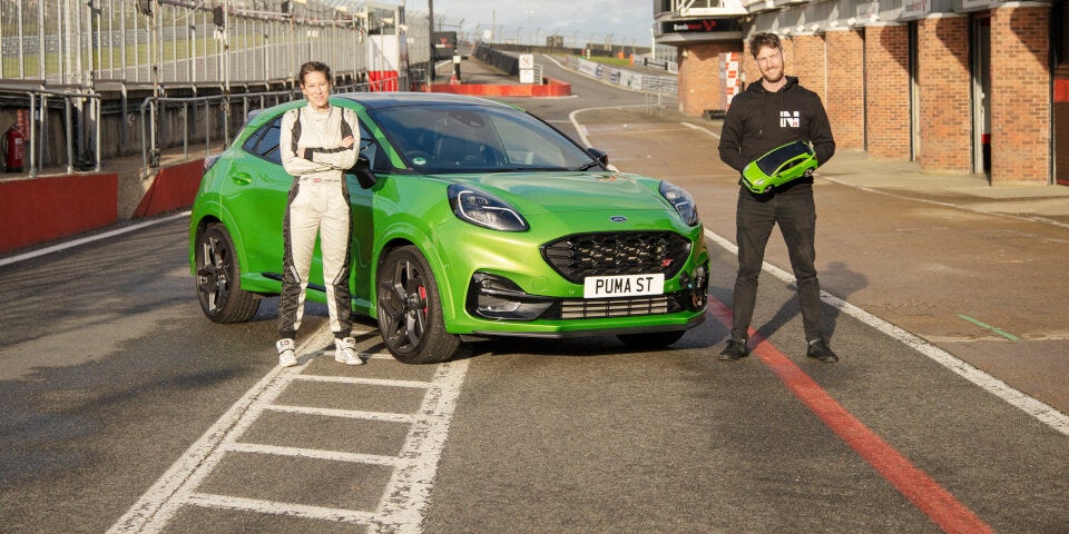 Ford Puma ST tritt gegen Puma ST-Modellauto an