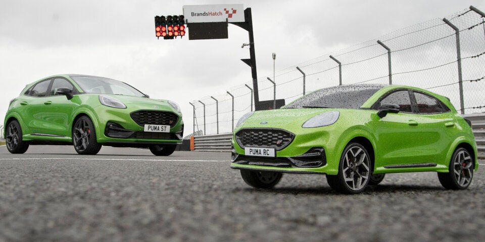 Ford Puma ST tritt gegen Puma ST-Modellauto an
