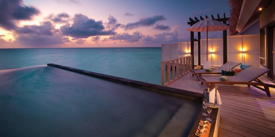 Perfekt für den Sonnenuntergang im Ozen Life Maadhoo.