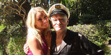 Regatschnig mit Hugh Hefner.