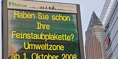 Frankfurt bekam bereits 2008 Umweltzone