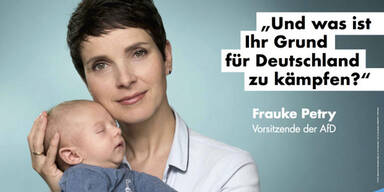 AFD-Plakat von Frauke Petry sorgt für Kontroversen