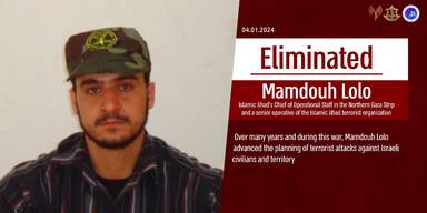 Israel tötet Anführer des Islamischen Dschihad, Mamdouh Lolo