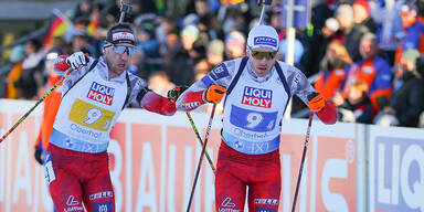 Österreich Biathlon Staffel Simon Eder