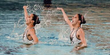 Synchronschwimmerinnen Anna-Maria und Eirini-Marina Alexandri