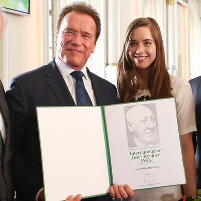 Schwarzenegger erhielt Josef-Krainer-Preis