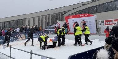 Klima-Kleber sorgen für Eklat bei Skiweltcup-Finale in Saalbach