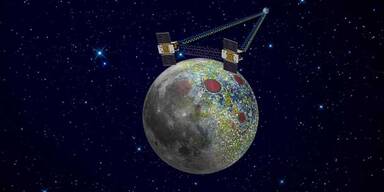 NASA-Sonden "Grail" auf dem Mond zerschellt