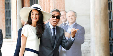 Clooneys Frau hat die Hosen an