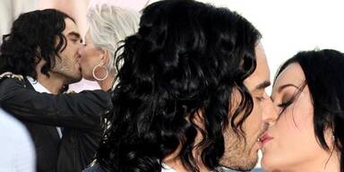 Russel Brand knutscht mit Helen Mirren und Katy Perry