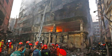 Großbrand in Dhaka