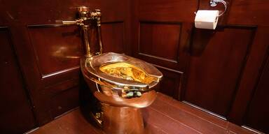Goldene Toilette im Blenheim Palace