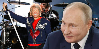 Jon Bon Jovi und Wladimir Putin