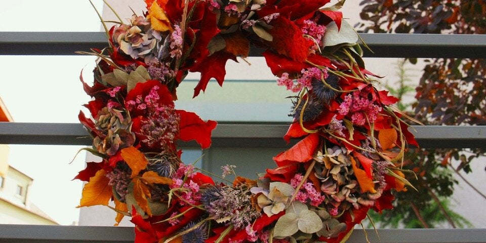 Herbst Blumenkranz