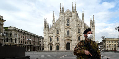 Mailand Dom - Neuer Lockdown in Lombardei: "rot vor Wut"