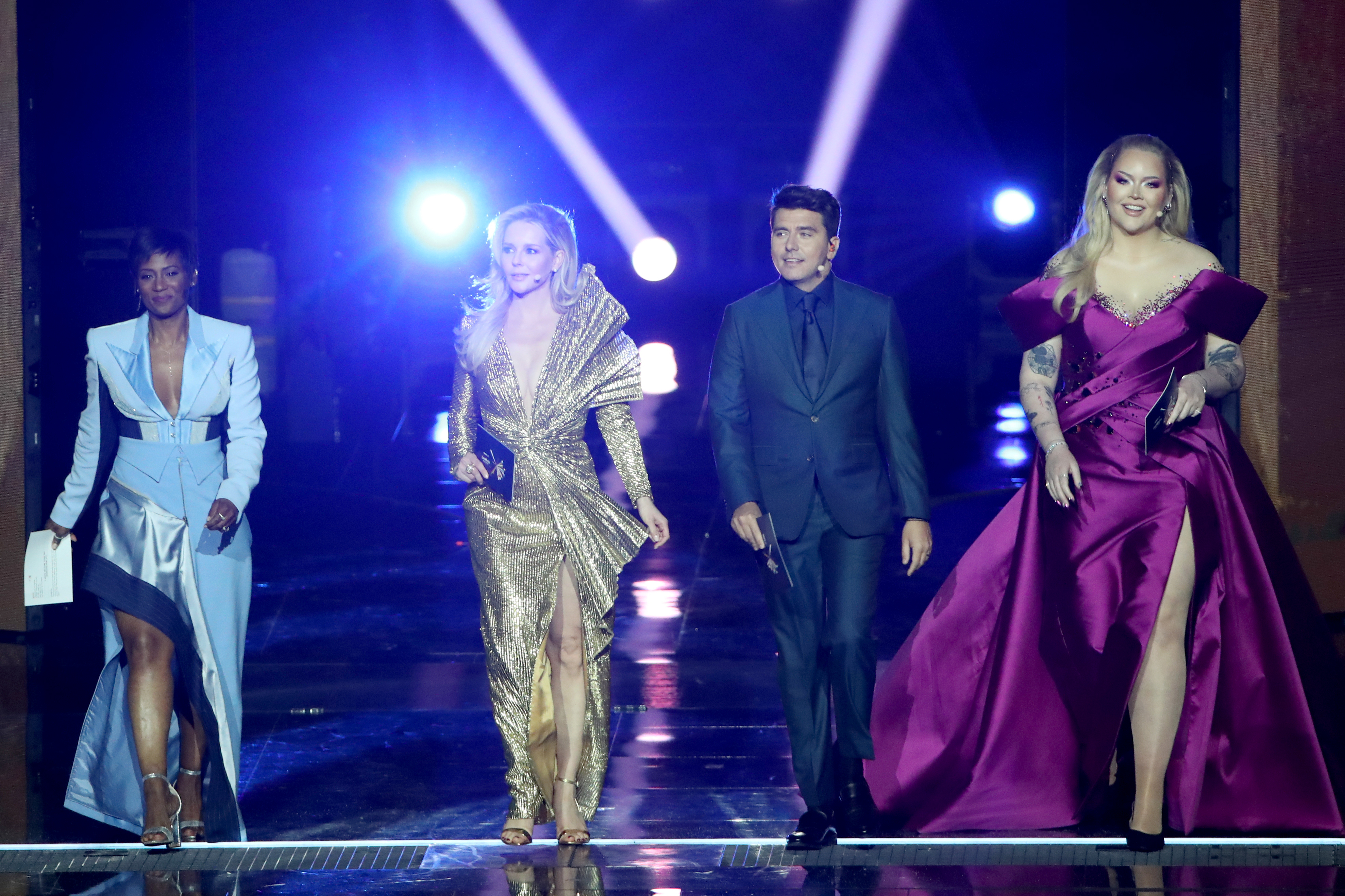 Moderatoren-Quartett zum 65. Eurovision Song Contest