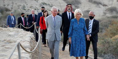 Charles und Camilla in Jordanien
