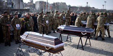 Begräbnis Ukraine