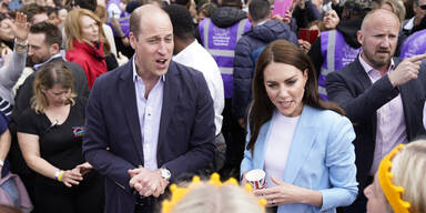 Kate und William überraschen Royal-Fans in Windsor