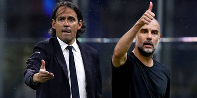 Pep Guardiola Simone Inzaghi Champions League Finale Inter Manchester City