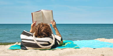 Lesen am Strand