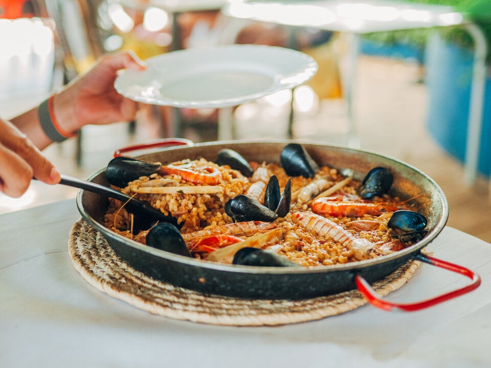 Urlaubsfeeling dank Meeresfrüchte-Paella