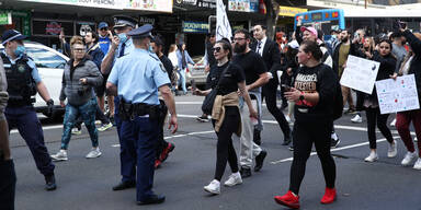Proteste gegen Lockdown in Sydney: Zahlreiche Festnahmen