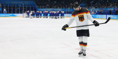 Deutsches Eishockeyteam gegen Slowakei out