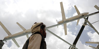 Drohnen-Imitate der Houthi-Rebellen im Yemen